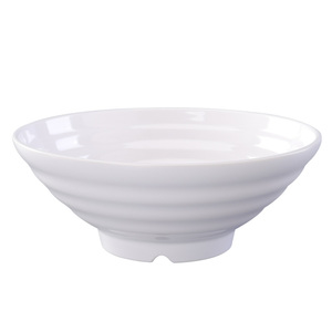 A5白色仿瓷火锅店调料小碗酒店快餐密胺米饭碗餐具塑料碗粥碗汤碗