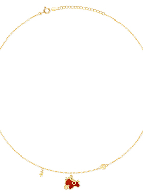 从爱之名马上暴富红玛瑙项链女