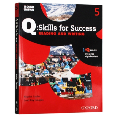 牛津学术英语成功系列读写教材5级 Oxford Q Skills for Success Reading and Writing 5 英文原版学术英语教材书 OUP Oxford