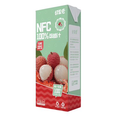 100%NFC荔枝汁食品饮料整箱批发