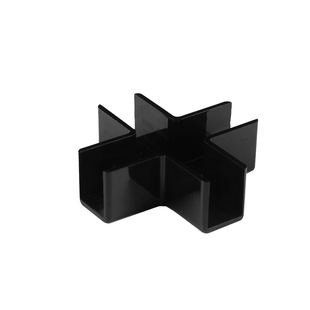 亚克力板固定卡扣有机玻璃固定夹透明十字T型L型鱼缸护角卡槽拼接