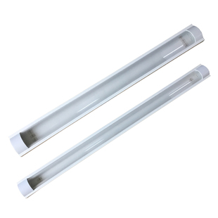 LED日光灯管T8防尘带罩长条灯条1.2米40W36瓦支架双管办公室车间