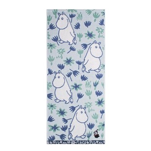夕才儿美术馆 MOOMIN姆明正版 纯棉毛巾单面纱布全棉家用高级面巾