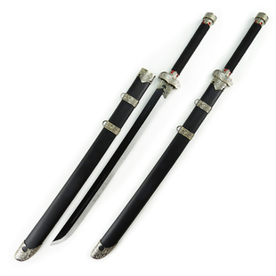 盗墓笔记周边刀 黑金古刀 小哥张起灵 古代侍卫佩刀 cos道具木刀