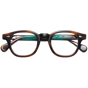 日本手工眼镜框男近视女款黑框眼镜架蝌蚪同款JULIUS TART AR46