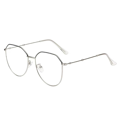 防蓝光辐射多边形镜框明星同款