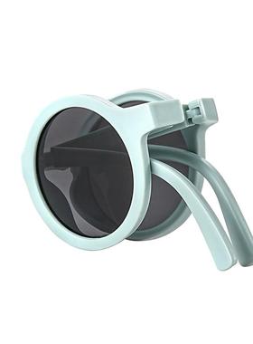 小朋友墨镜男孩新款可折叠太阳镜