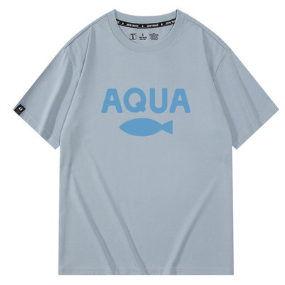 休闲宽松纯棉情侣短袖