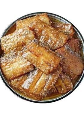 五香带鱼罐头瓦罐即食下饭菜香酥香辣鱼罐装整箱批发食材中段