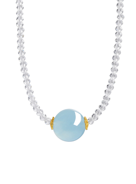 叙宫廷天然水晶转运珠吊坠