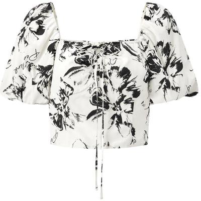 太平鸟花卉纹样商场同款上衣