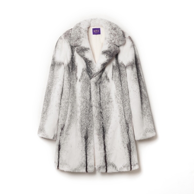 男士中长款进口天然色整貂皮大衣