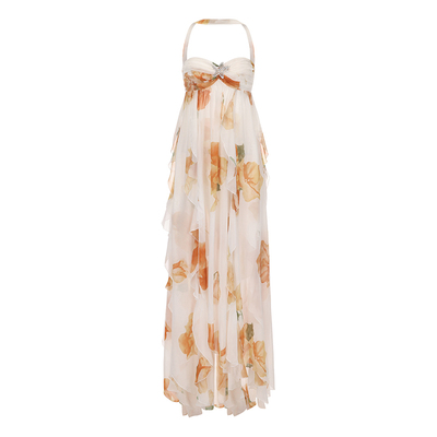 NanaJacqueline挂脖连衣裙