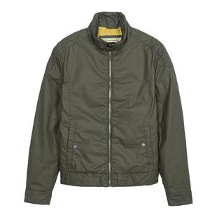 MCS男装源自万宝路全棉休闲合身外套适中立领户外纯色保暖棉外套