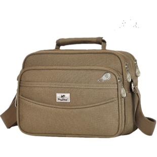 男女通用多功能做生意收钱包加厚帆布单肩包斜挎包卖票包零钱包