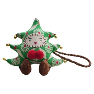 慢蓝 | 香囊包挂 中药驱蚊香薰香包车挂手工老布印花树人车载挂件