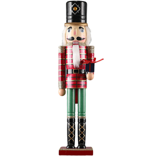 胡桃夹子摆件木偶士兵装饰品家居儿童房旋转音乐盒八音盒圣诞礼物