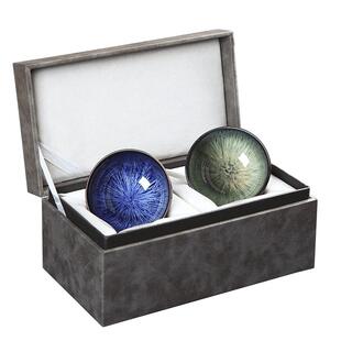 唐丰宋蕴建盏主人杯高档个人专用送礼高端敦煌窑变茶盏对杯礼盒装