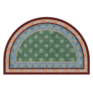 半圆地垫入户门垫进门2026新款复古优雅室内门厅玄关地毯室外脚垫