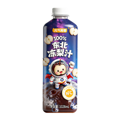 100%东北冻梨汁饮料大瓶0添加剂