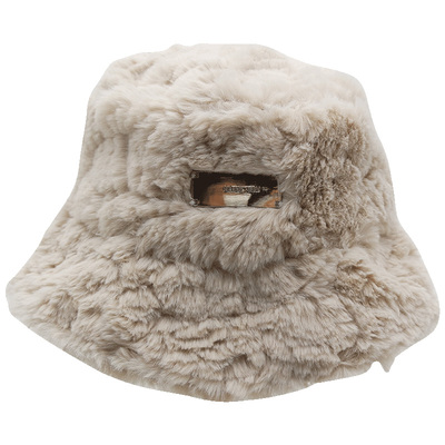 KARAYA韩版新款冬季保暖毛毛盆帽