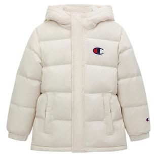 Champion冠军男女童装25冬季新款气凝胶保暖经典学院风抗菌羽绒服