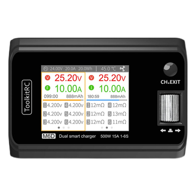 ToolkitRCM6D双通充电器1~6S