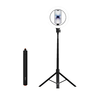 SEAJIC施吉客2025新款磁吸手机直播补光灯落地支架主播专用设备全套拍摄vlog神器拍照美颜手持环形兔笼补光灯