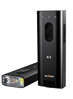K3迷你强光钥匙扣灯激光UV手电