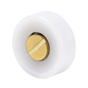 铝合金纱门纱窗滑轮平移沙窗铜轴滚轮欧式推拉铜片纱窗轮门窗配件