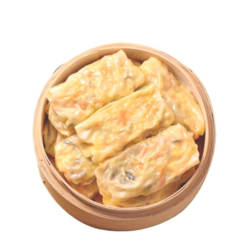 锦溪麦田早餐三鲜蔬菜卷蒸煎包子薄皮素包代餐早餐轻食半成品速食