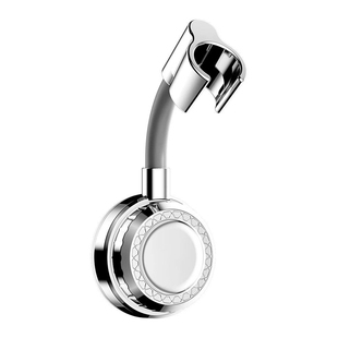 万向花洒支架吸盘式可移动调节免打孔浴室淋浴喷头固定座旋转底座