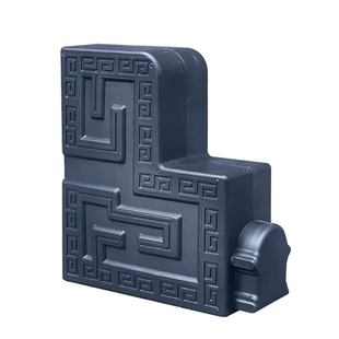 仿古一体瓦配件仿古正脊瓦 塑料瓦片正吻祥云翘脚 仿古瓦配件大全