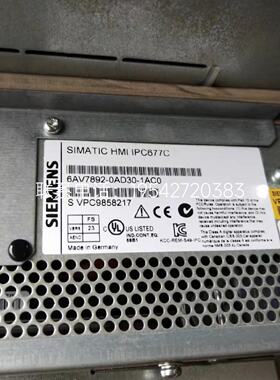 议价西门子IPC677C工控机 6AV7892-0AD30-1 AC0
