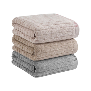 三利浴巾10A抗菌纯棉2025新款全棉成人大毛巾女男款吸水速干裹巾