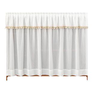 蕾丝衣柜帘子遮挡防尘门帘免打孔书柜架橱柜鞋柜杂货架储物柜帘布