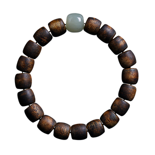 灵木阁天然海南奇楠沉香手串九分沉水级高端男女手链国香棋楠礼物