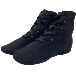 高帮爵士舞靴形体鞋瑜伽鞋男女练功鞋肚皮古典民族舞蹈鞋芭蕾舞鞋