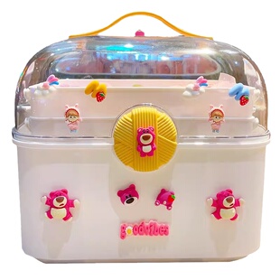 女童发饰收纳盒大容量女发箍发夹宝宝头绳首饰盒儿童头饰饰品盒子