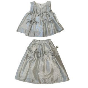 韩系女童套装夏装2026新款高级感薄款洋气儿童背心上衣裙子时髦潮