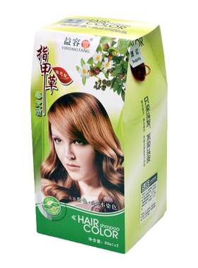 指甲草染发霜自己在家染发无味