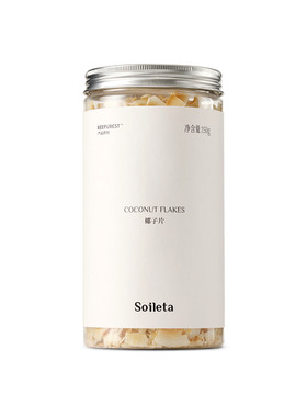 Soileta椰子片原味即食健康零食
