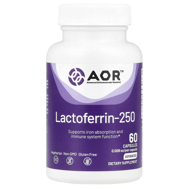 Advanced Orthomolecular Research AOR,乳铁蛋白-250