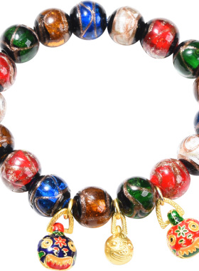 晶柜女琉璃名族风手链