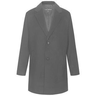 利郎官方中长款毛呢大衣男士商务休闲2025冬季西装领呢子外套男装