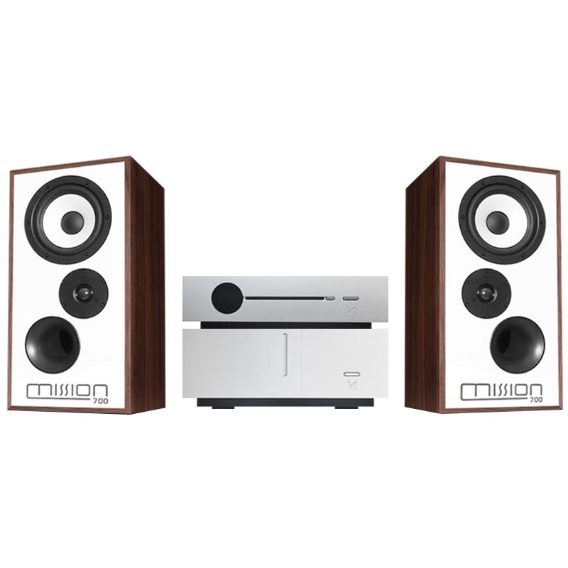 英国mission/美声700 HiFi音响套装发烧级组合书架音箱高保真家用