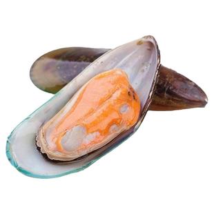 新西兰全壳青口贝1kg原装进口双壳青口贝冷冻新鲜全壳原汁包装