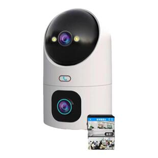 乔安无线摄像头手机远程监控器家用室内360度带语音高清夜视摄影