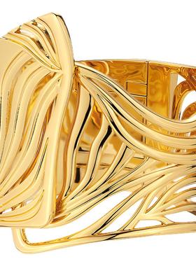 RetroChic复古时尚首饰春叶手镯