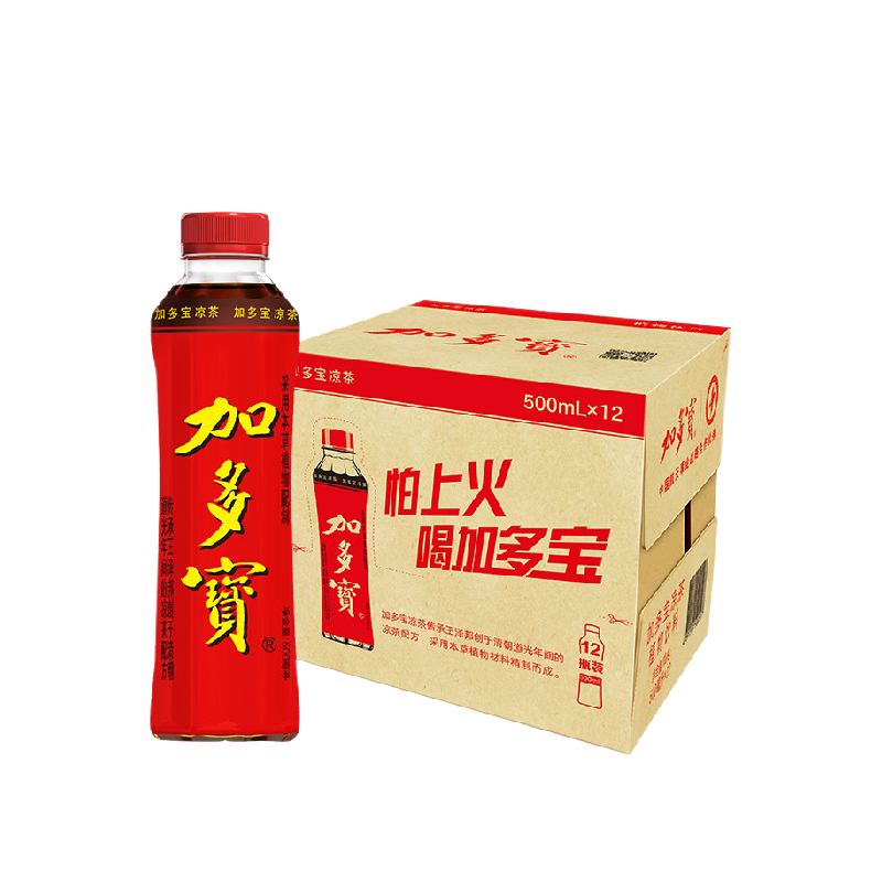 加多宝本草植物凉茶500ml*12瓶